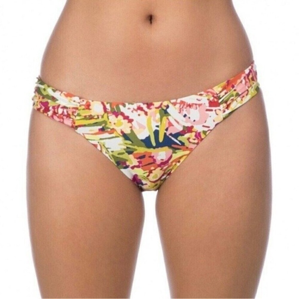 Lucky Brand Desert Oasis Medium Bandeau with Straps Bikini - Picture 2 of 10